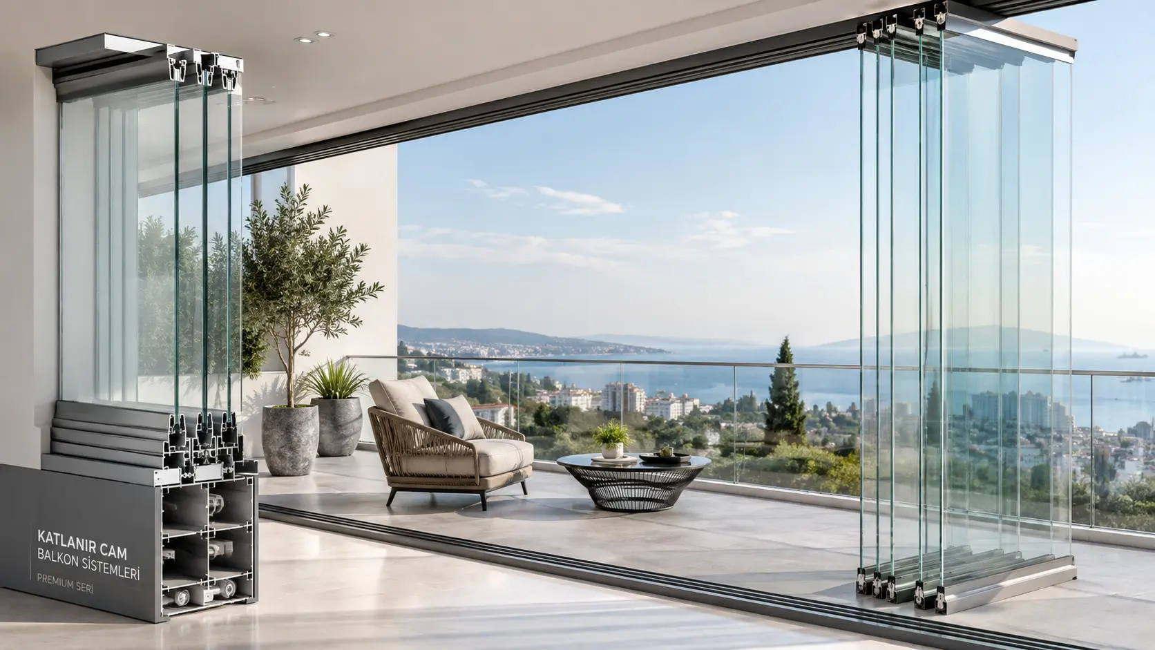 Katlanır Cam Balkon Sistemleri